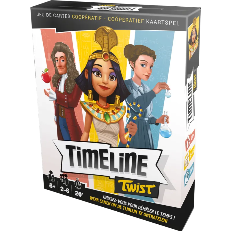 Timeline Twist - ZYG-191547 - Zygomatic - Board Games - Le Nuage de Charlotte