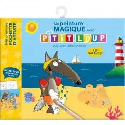My magic painting with P'tit Loup on holidays (french) - AUZ-9791039512060 - Editions Auzou - Drawings and paintings - Le Nua...