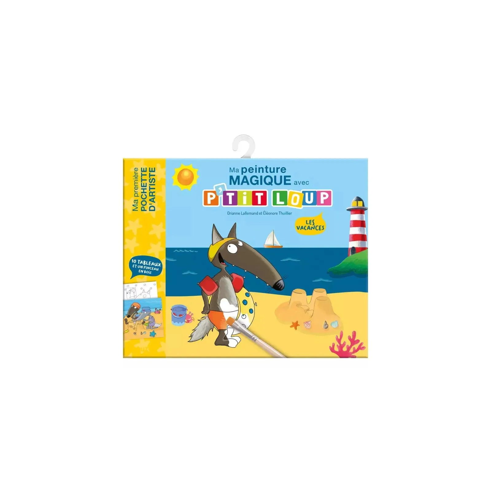 My magic painting with P'tit Loup on holidays (french) - AUZ-9791039512060 - Editions Auzou - Drawings and paintings - Le Nua...