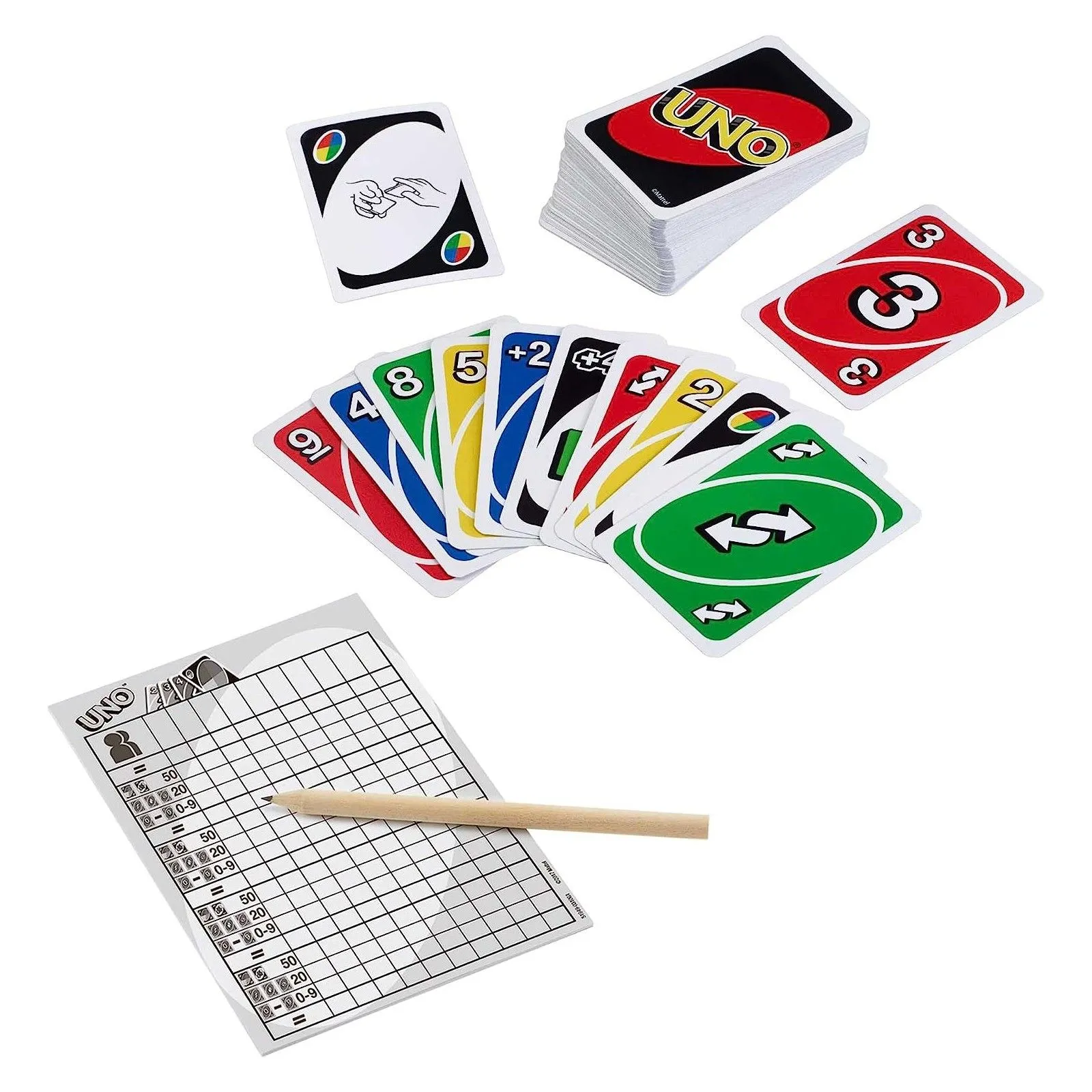 UNO Deluxe - MTL-K0888 - Mattel - Playing Cards - Le Nuage de Charlotte
