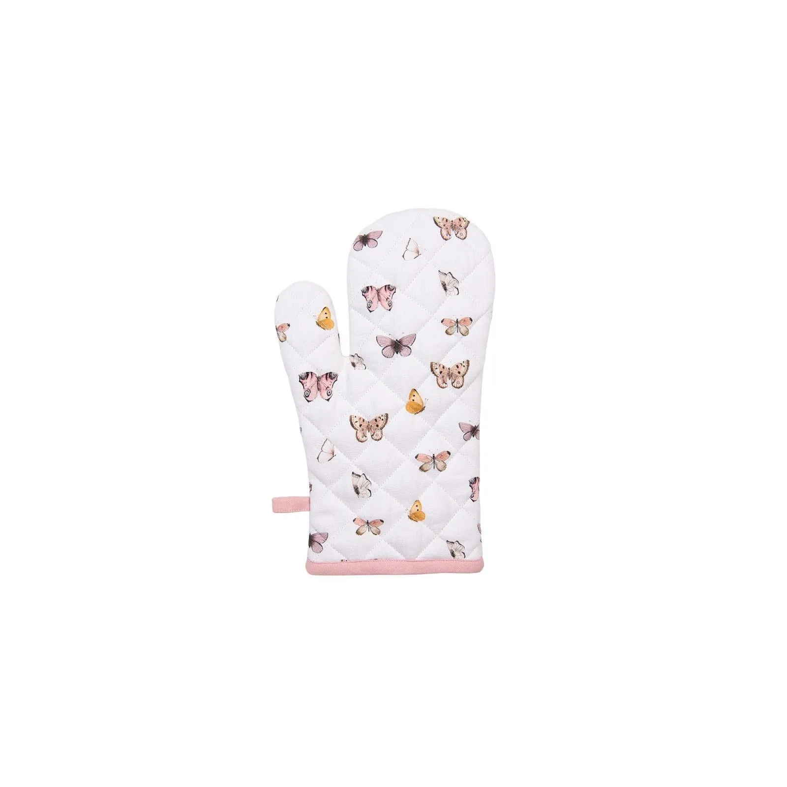 Gant de cuisine pour enfants - Beige rose papillon - CLEE-BPD44K - Clayre & Eef - Cuisiner comme un grand - Le Nuage de Charl...