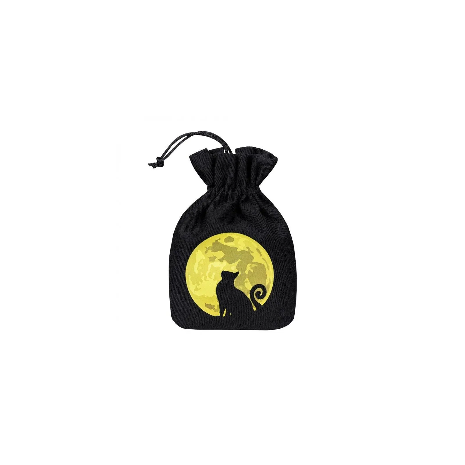 Cats Dice Pouch - The Mooncat - Glow in the Dark - QWO-BCAT201 - Q Workshop - Dices, bags and other accessories - Le Nuage de...