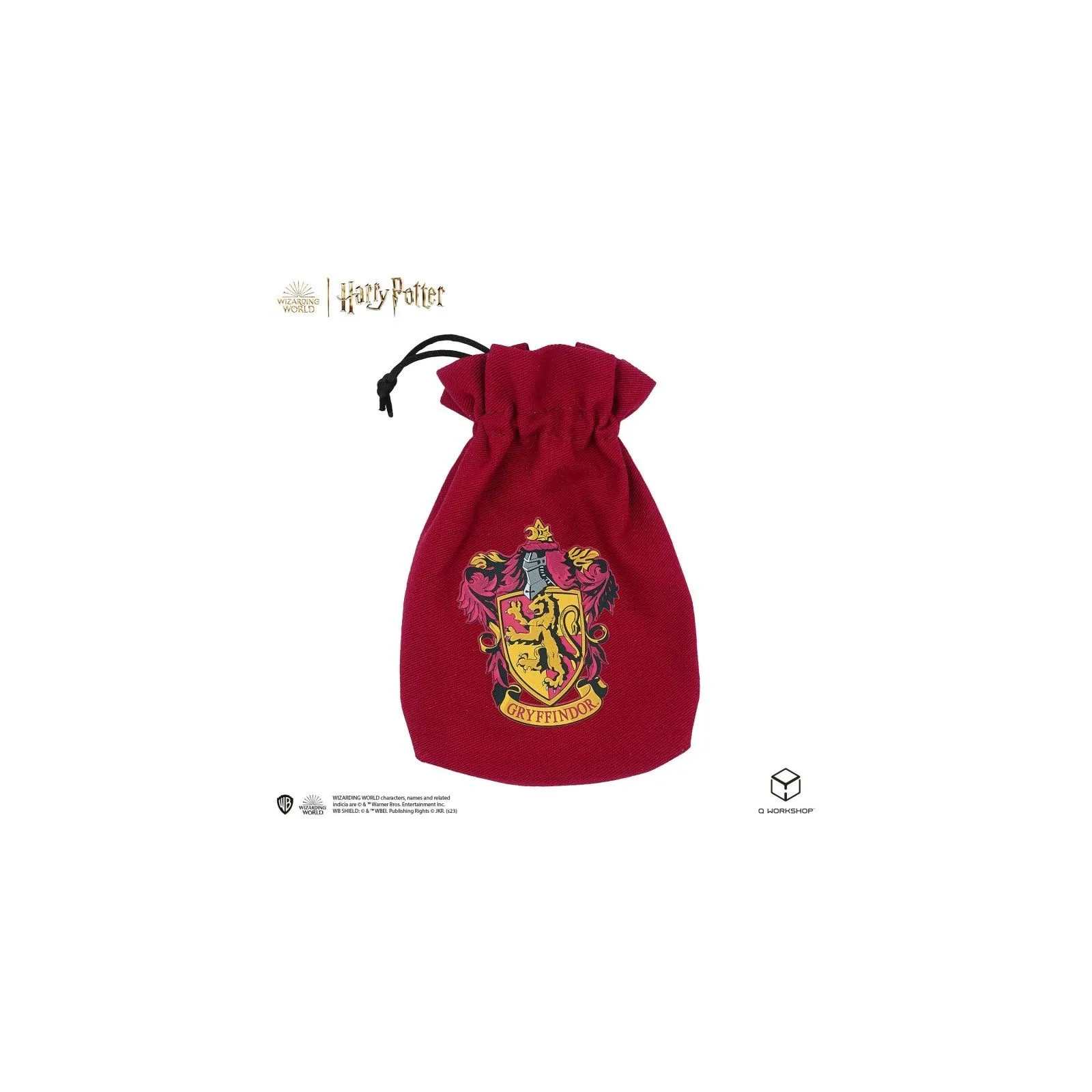 Harry Potter - Gryffindor Dice & Pouch [5 dices] - QWO-190142/2023/1/A/D6B - Q Workshop - Dices, bags and other accessories -...