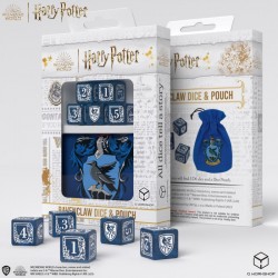 Harry Potter - Ravenclaw Dice & Pouch [5 dices] - QWO-190142/2023/3/A/D6B - Q Workshop - Dices, bags and other accessories - ...