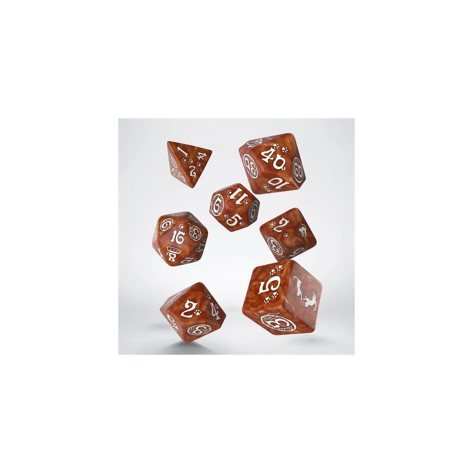 CATS Dice Set - Muffin [7 dices] - QWO-SCAT72 - Q Workshop - Dices, bags and other accessories - Le Nuage de Charlotte