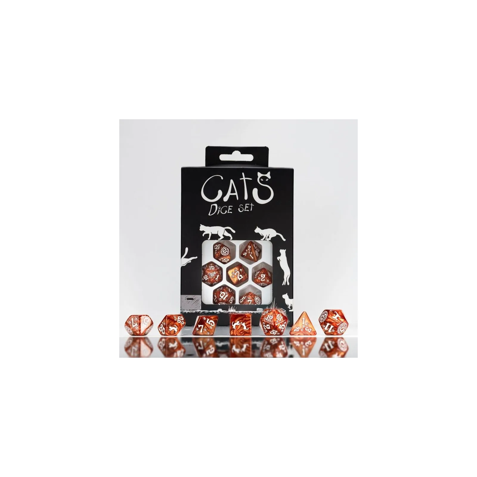 CATS Dice Set - Muffin [7 dices] - QWO-SCAT72 - Q Workshop - Dices, bags and other accessories - Le Nuage de Charlotte