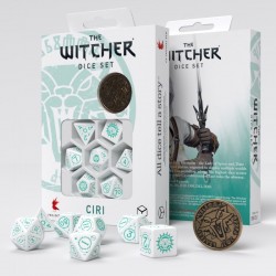 The Witcher Dice Set - Ciri - The Law of Surprise [7 dices] - QWO-SWCI01 - Q Workshop - Dices, bags and other accessories - L...