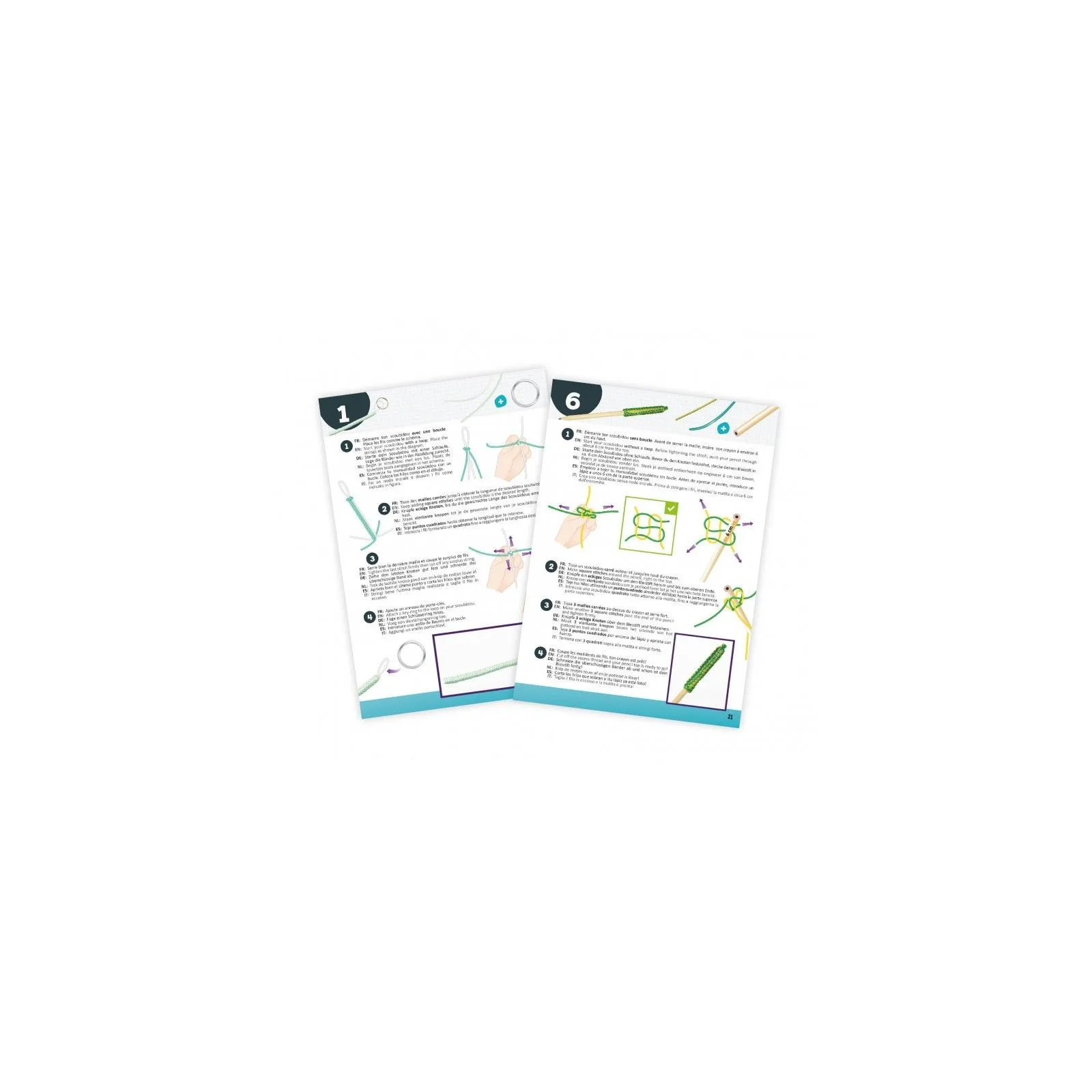 Scoubidous - BUK-FK002 - Buki - Kits Créatifs - Le Nuage de Charlotte
