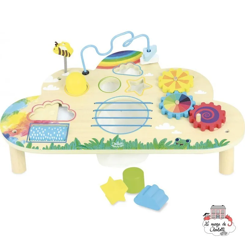 Rainbow activity table - VIL-2459 - Vilac - Activity Toys - Le Nuage de Charlotte