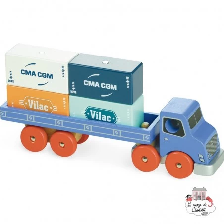 Camion porte-conteneurs Vilacity - VIL-2358 - Vilac - Voitures, camions, etc. - Le Nuage de Charlotte