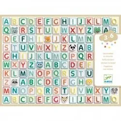 Puffy stickers - Alphabet stickers - DJE-DJ09078 - DJECO - Stickers and gommettes - Le Nuage de Charlotte