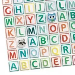 Puffy stickers - Alphabet stickers - DJE-DJ09078 - DJECO - Stickers and gommettes - Le Nuage de Charlotte