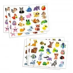 Grosses gommettes pour les petits - Bébés animaux - DJE-DJ09084 - DJECO - Stickers et gommettes - Le Nuage de Charlotte