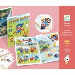Comics Transfers - Flying Sofye - DJE-DJ09558 - DJECO - Decalcomania - Le Nuage de Charlotte