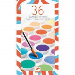 36 color cakes - DJE-DJ08873 - DJECO - Paintings - Le Nuage de Charlotte