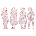 Coloriage mode - Fiodor & ses amies - DJE-DJ09544 - DJECO - Dessins et peintures - Le Nuage de Charlotte