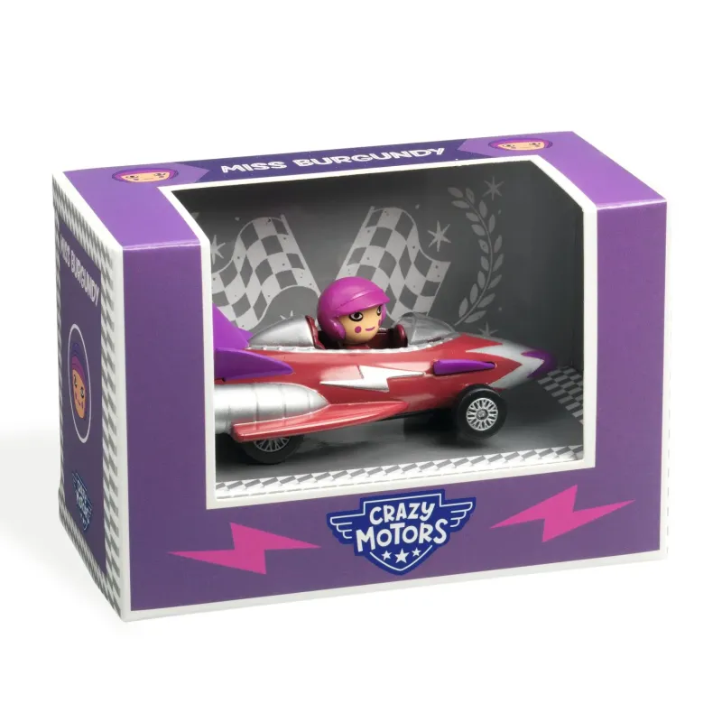 Crazy Motors - Miss Burgundy - DJE-DJ05483 - DJECO - Crazy Motors - Le Nuage de Charlotte