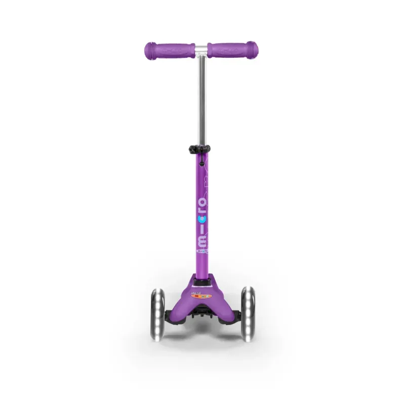 Mini Micro Scooter 3 wheels Deluxe LED - Purple - MICR-MMD141 - Micro Mobility - Scooters, Didicar - Le Nuage de Charlotte