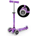 Mini Micro Scooter 3 wheels Deluxe LED - Purple - MICR-MMD141 - Micro Mobility - Scooters, Didicar - Le Nuage de Charlotte
