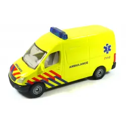 siku 0805, ambulance, métal/plastique, rouge, polyvalent, véhicule jouet pour enfants