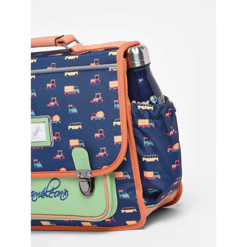 Cartable Retro 38 cm - Navy Countryside - CAME-RET-CA38-71Z - Caméléon - Cartables et sac à dos - Le Nuage de Charlotte