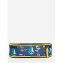 Trousse Retro - Stripes Sailboat - CAME-RET-PLUM-709635 - Caméléon - Trousses à Crayons - Le Nuage de Charlotte