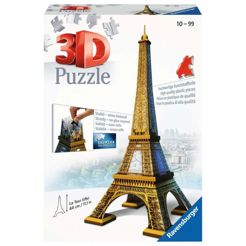 Acheter Puzzle 3D - Eiffel Tower [224] - 3D Puzzles - Ravensburger
