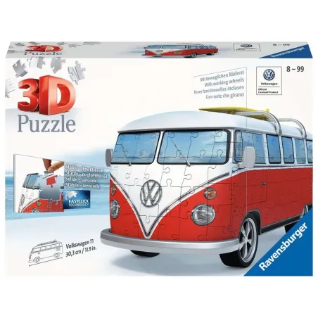 Puzzle 3D - Combi T1 Volkswagen [187] - RAV-125166 - Ravensburger - Puzzles 3D - Le Nuage de Charlotte