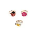 Set of 3 rings - Ladybug Garden - GPR-84526 - Great Pretenders - Jewelry and jewel box - Le Nuage de Charlotte