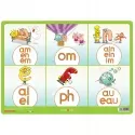 Mon lot de deux sous-mains Les Alphas - Je commence à lire les sons simples et les sons complexes - RAL-3700686104227 - Editi...