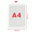 Esselte A4 grained PP perforated pocket, 43µ, x100 - ESSE-56171 - Esselte - Binders - Le Nuage de Charlotte