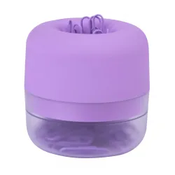Nordik paperclip dispenser - purple - APL-18667 - APLI - Hole punch, stapler, etc. - Le Nuage de Charlotte