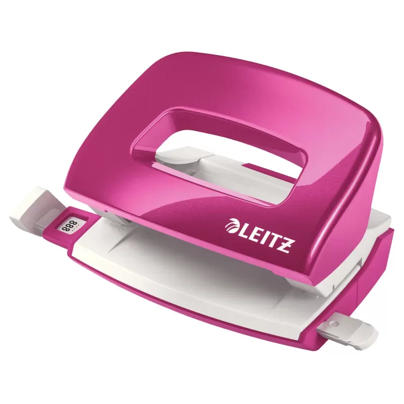 NeXXt WOW Mini Metal Hole Punch pink - LEIT-50601023 - Leitz - Hole punch, stapler, etc. - Le Nuage de Charlotte