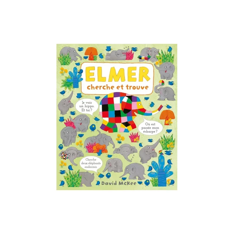 Elmer Cherche et trouve - KAL-9782877679992 - Kaleidoscope - Activity Books - Le Nuage de Charlotte