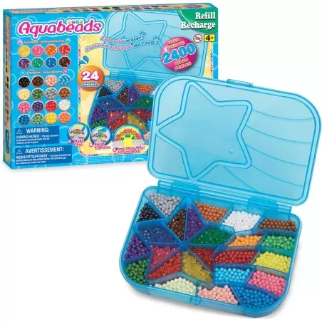 Aquabeads - La méga recharge 2400 perles - EPO-31502 - Epoch - Aquabeads - Le Nuage de Charlotte