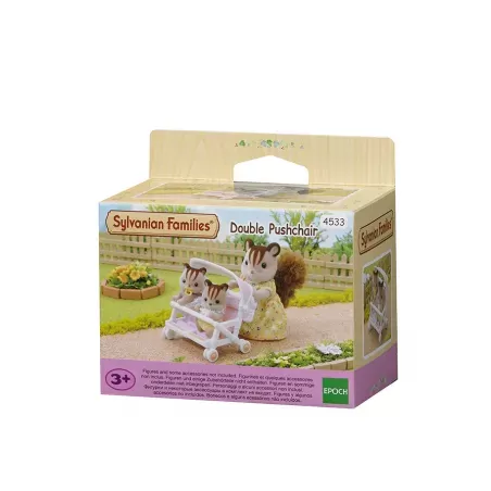 Sylvanian Families - La poussette double - EPO-4533 - Epoch - Sylvanian Families - Le Nuage de Charlotte