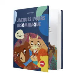 Faba - Livre Jacques l'ours insomniaque - FABA-BKF10002 - Faba - Faba - Le Nuage de Charlotte