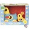 The hen and the chick pull along musical toy - VIL-7738 - Vilac - Pull Along Toys - Le Nuage de Charlotte