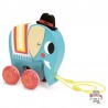 Elephant pull toy - VIL-7714 - Vilac - Pull Along Toys - Le Nuage de Charlotte