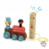 Train pull toy with a whistle - VIL-7715 - Vilac - Pull Along Toys - Le Nuage de Charlotte