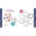 Mon semainier de 7 bracelets en liberty - AUZ-9791039526302 - Editions Auzou - Kit bijoux - Le Nuage de Charlotte