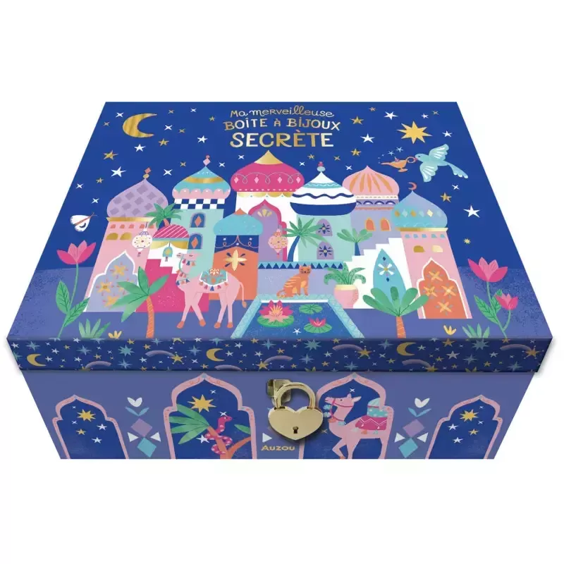 Ma merveilleuse boîte à bijoux secrète - AUZ-9791039516143 - Editions Auzou - Kit bijoux - Le Nuage de Charlotte