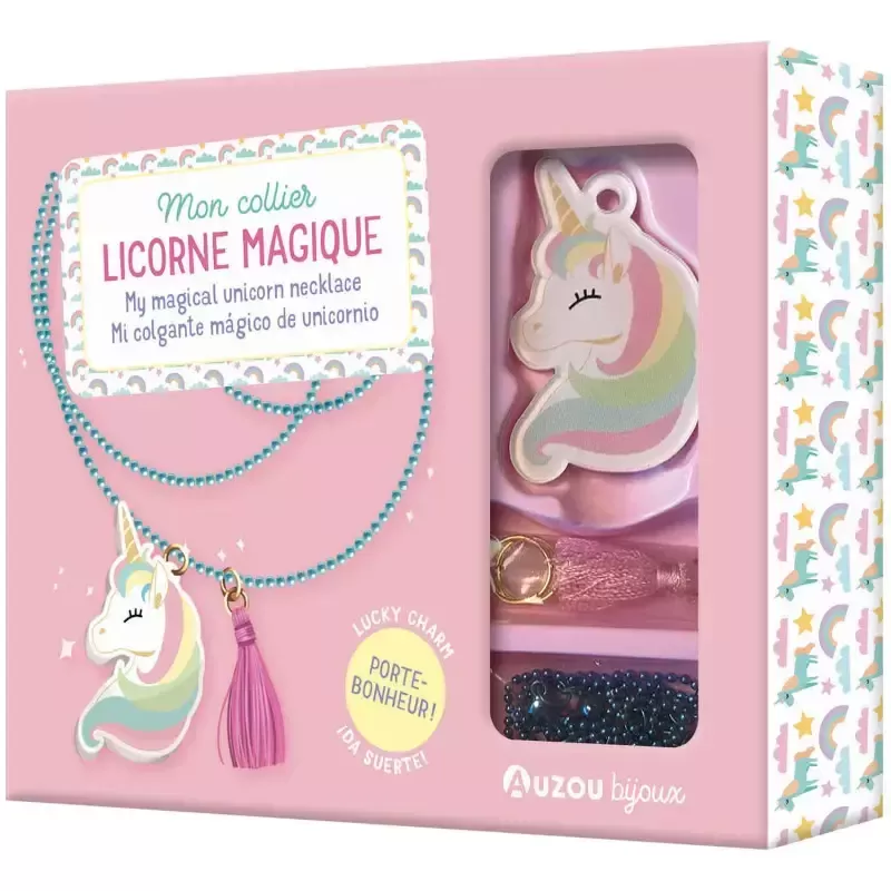 Mon collier licorne magique - AUZ-9791039510196 - Editions Auzou - Kit bijoux - Le Nuage de Charlotte