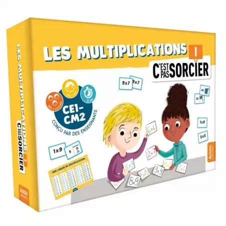 Les multiplications - C'est pas sorcier - AUZ-9791039524650 - Editions Auzou - Jeux de société - Le Nuage de Charlotte