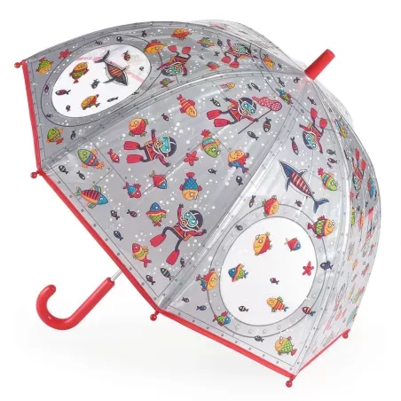 Submarine Umbrella (medium) - DJE-DD04716 - Djeco - Umbrella - Le Nuage de Charlotte