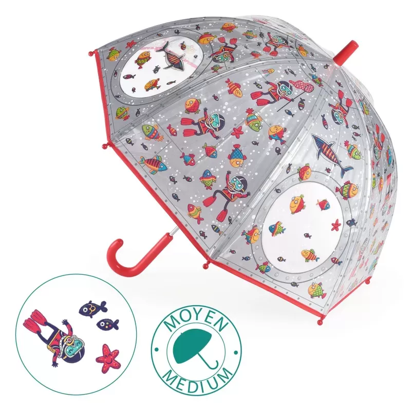 Submarine Umbrella (medium) - DJE-DD04716 - Djeco - Umbrella - Le Nuage de Charlotte
