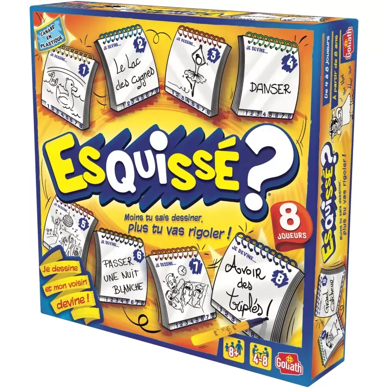 Esquissé? (8 joueurs) - GOL-GL76201-2 - Goliath - Board Games - Le Nuage de Charlotte