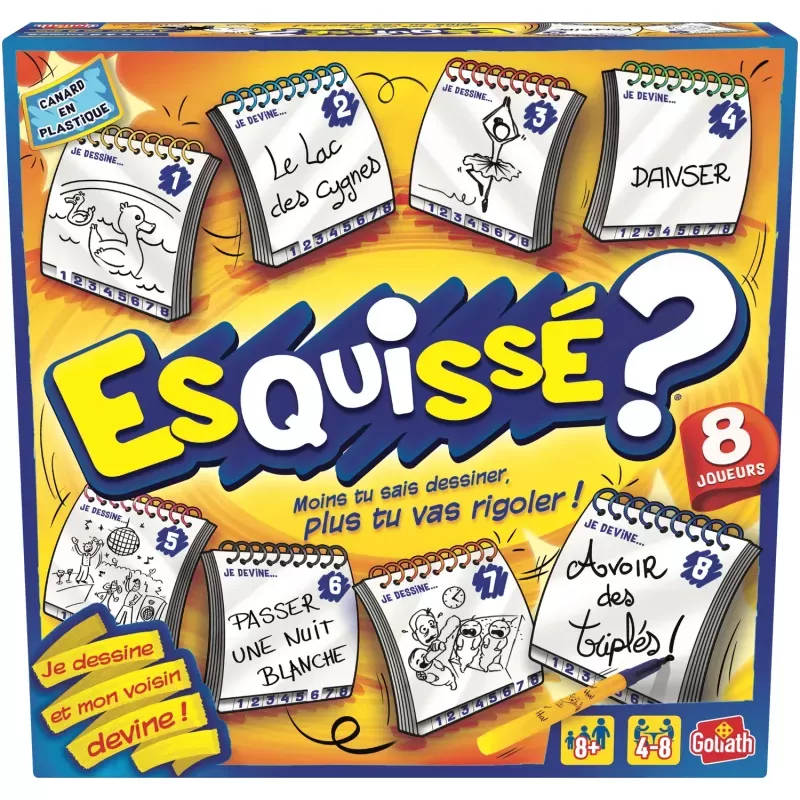 Esquissé? (8 joueurs) - GOL-GL76201-2 - Goliath - Board Games - Le Nuage de Charlotte