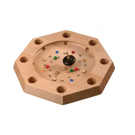 Roulette Tyrolienne Octagon, FSC 100% - PHIL-3116 - Philos - Jeux de société - Le Nuage de Charlotte