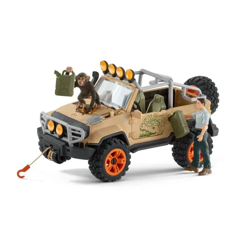 4x4 vehicle with winch - SCH-42410 - Schleich - Figures and accessories - Le Nuage de Charlotte